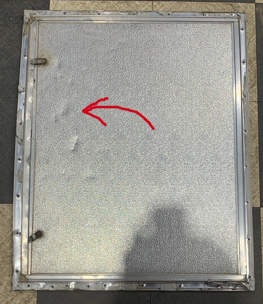Used Square Cornered Cargo Door 29 3/4 x 23 3/4 X 3/4