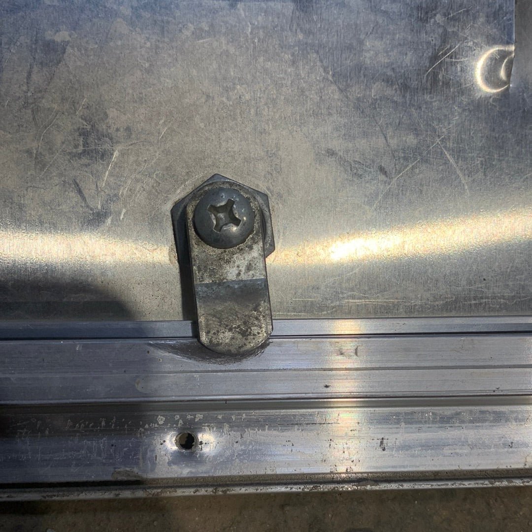 Used Squared Cornered Battery/Propane Cargo Door 13 3/4