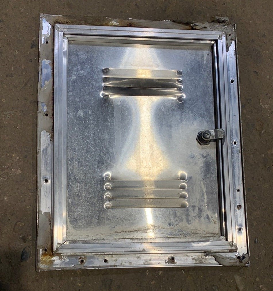 Used Squared Cornered Battery/Propane Cargo Door 13 3/4