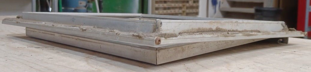 Used Squared Cornered Battery/Propane Cargo Door 13 7/8