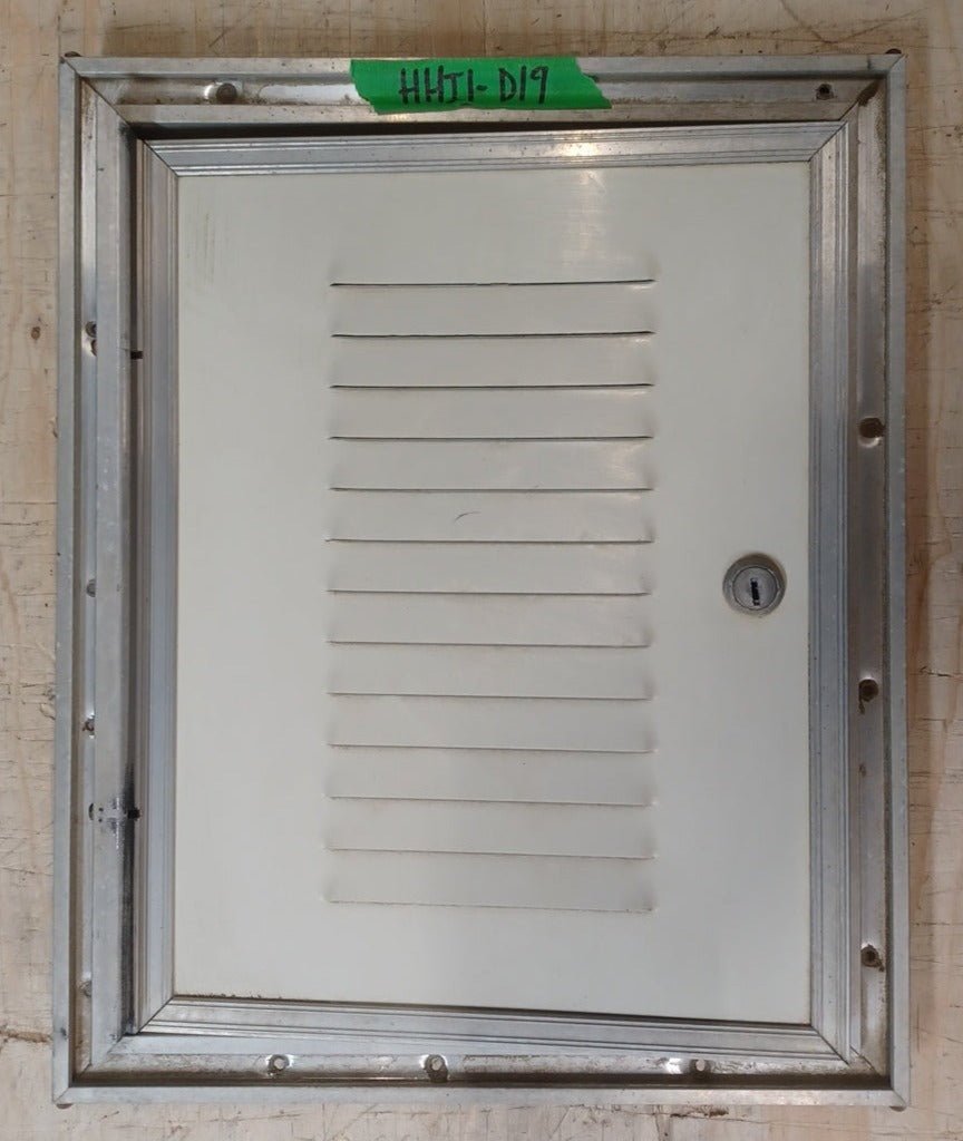 Used Squared Cornered Battery/Propane Cargo Door 13 7/8