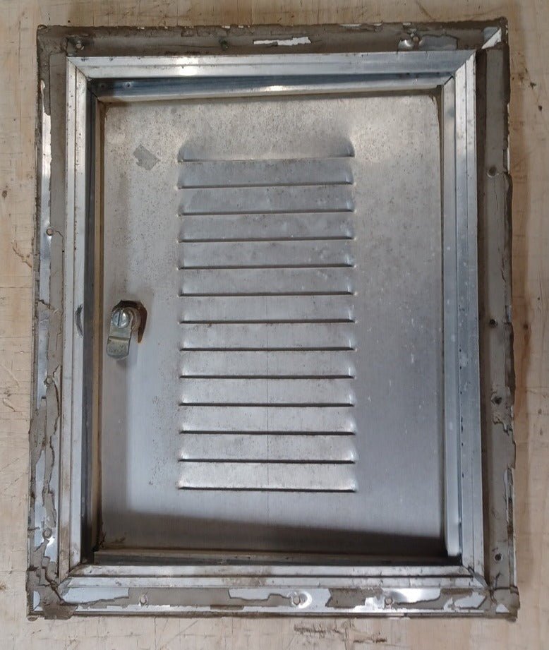 Used Squared Cornered Battery/Propane Cargo Door 13 7/8