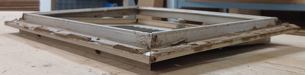 Used Squared Cornered Battery/Propane Cargo Door 13 7/8