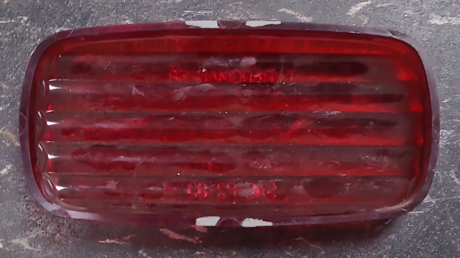 Used T BARGMAN 58 | SAE-A-P2-83 Replacement Lens for Marker Light | Red - Young Farts RV Parts