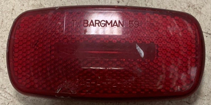 Used T. Bargman 59 | SAE-A-P2-88 Replacement Lens for Marker Light | Red - Young Farts RV Parts