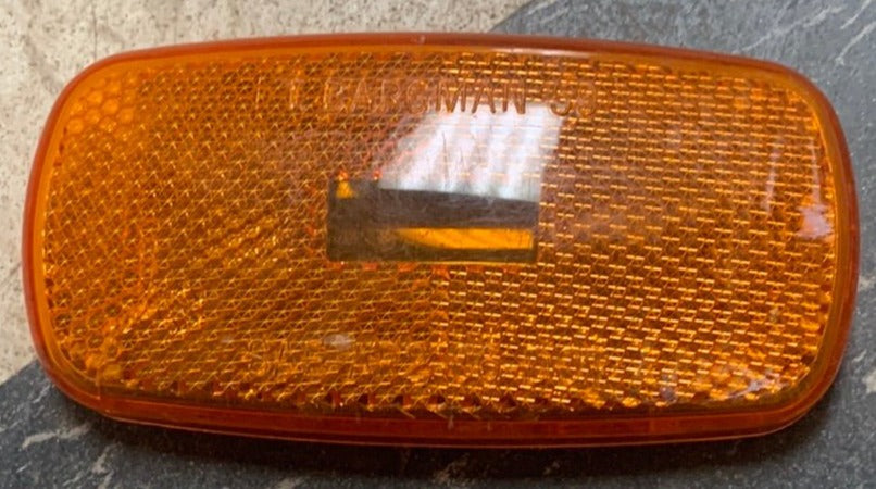 Used T. Bargman 59 | SAE-AP2-06-DOT Replacement Lens for Marker Light | Amber - Young Farts RV Parts