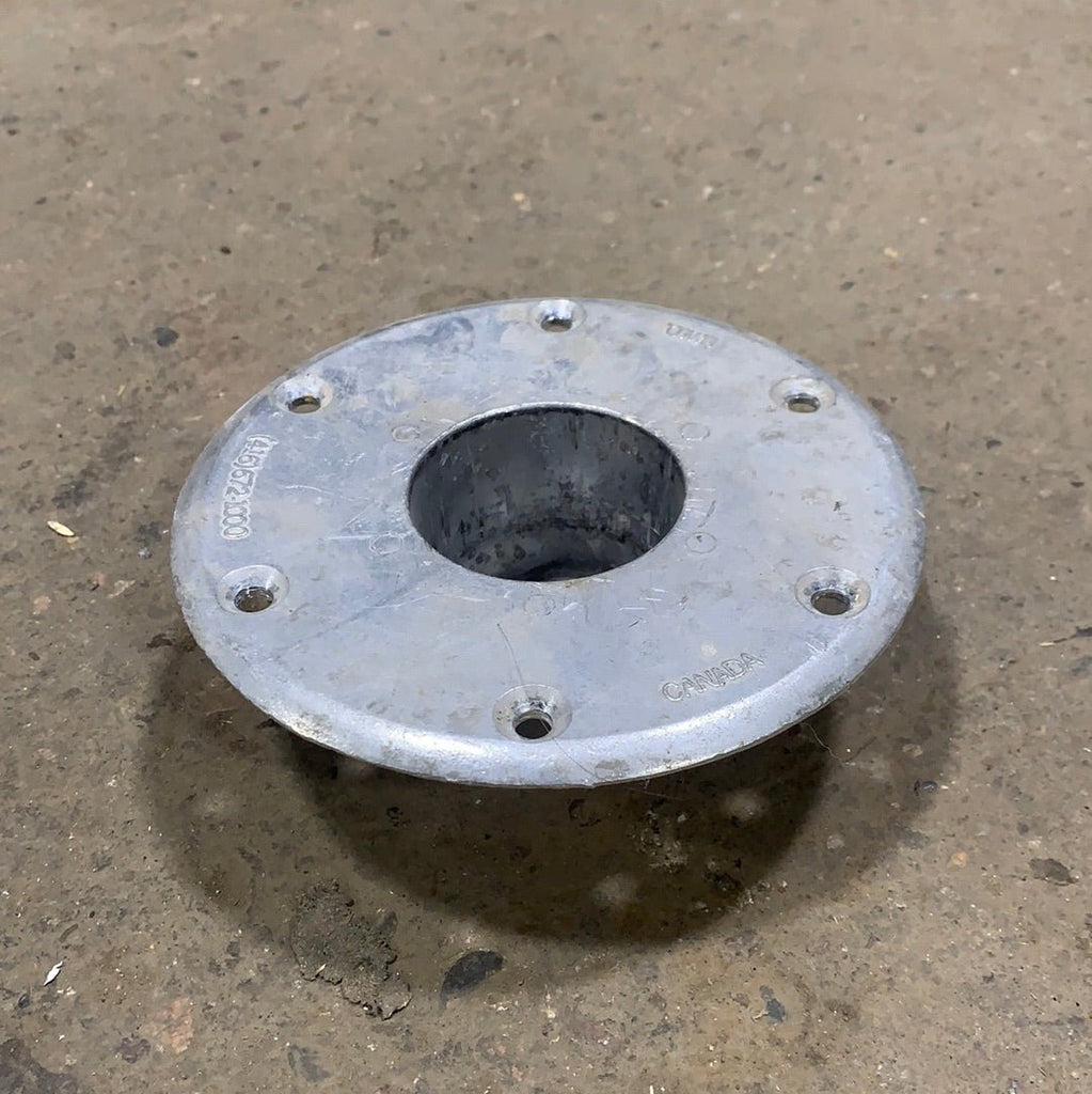 Used Table Base Inset Aluminum 6" W - Young Farts RV Parts