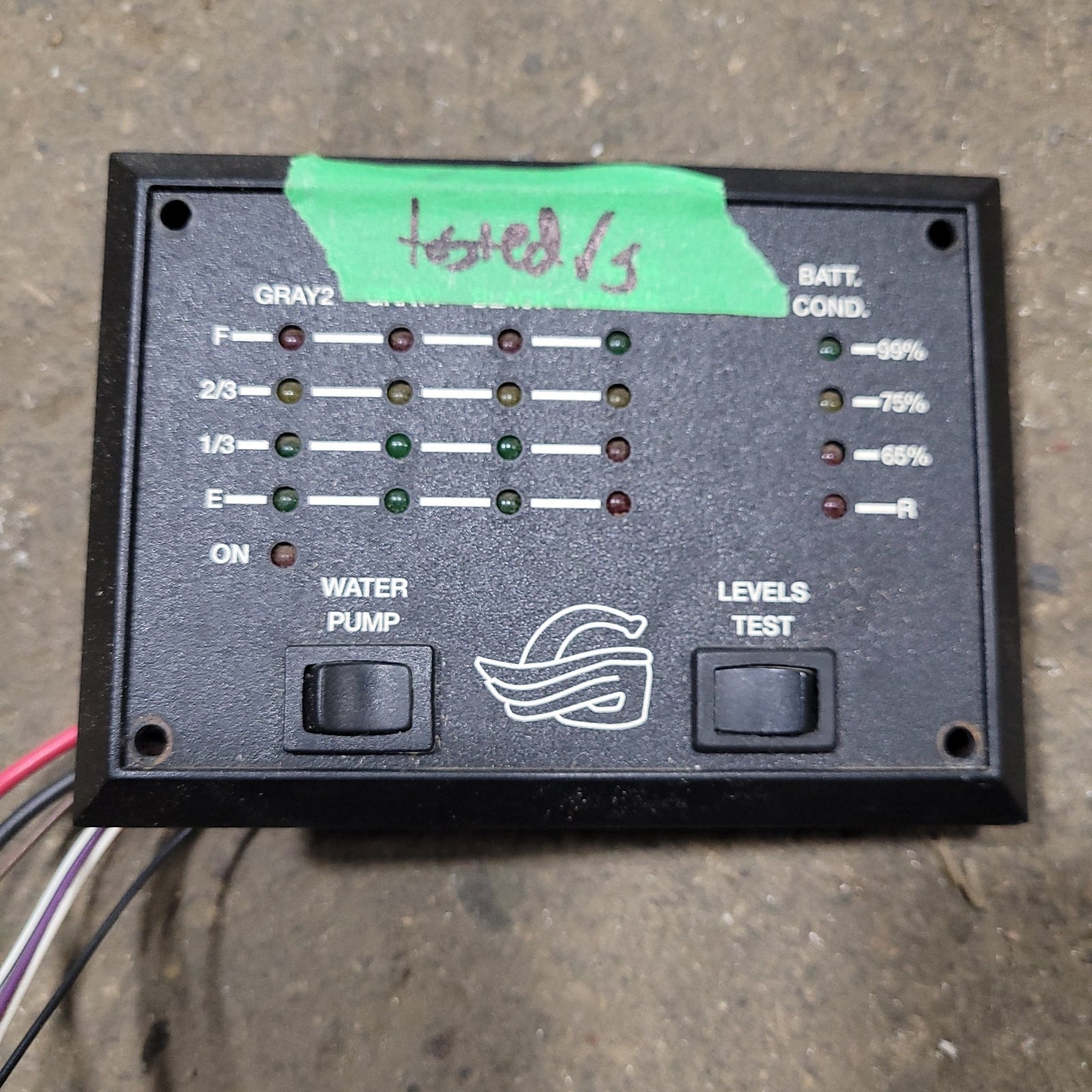 Used Tank Monitor System Panel - Young Farts RV Parts