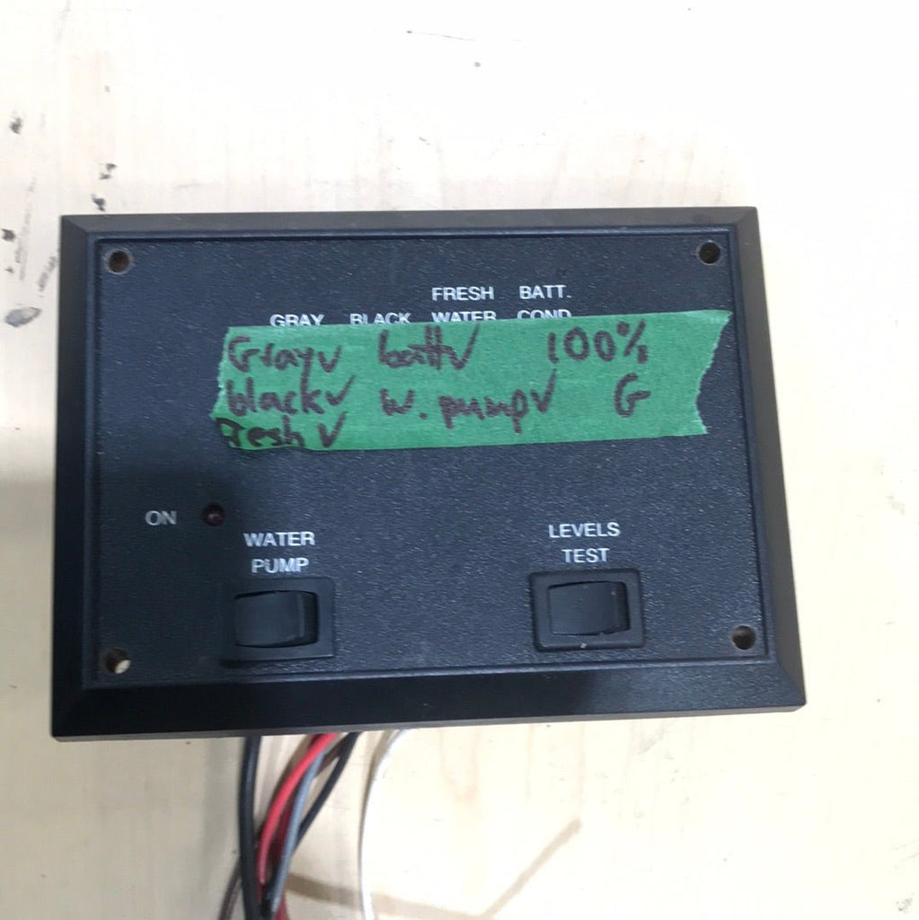 Used Tank Monitor System Panel - Young Farts RV Parts