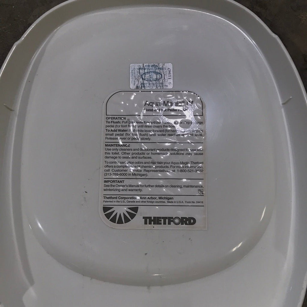 Used Thetford AM IV Toilet Seat Cover Replacement - Young Farts RV Parts
