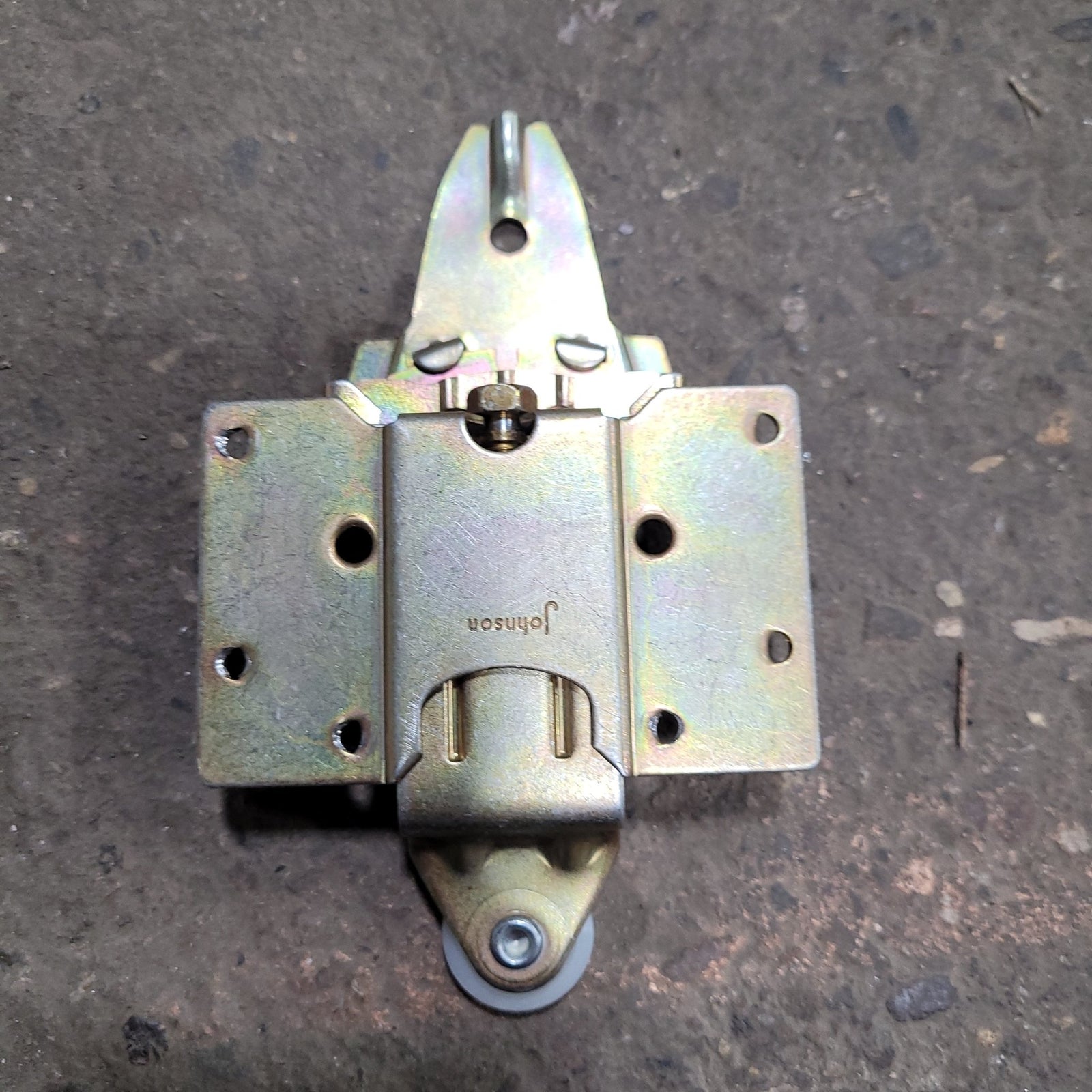 Used Vintage Johnson RV Sliding Door Roller Mechanism - Young Farts RV Parts