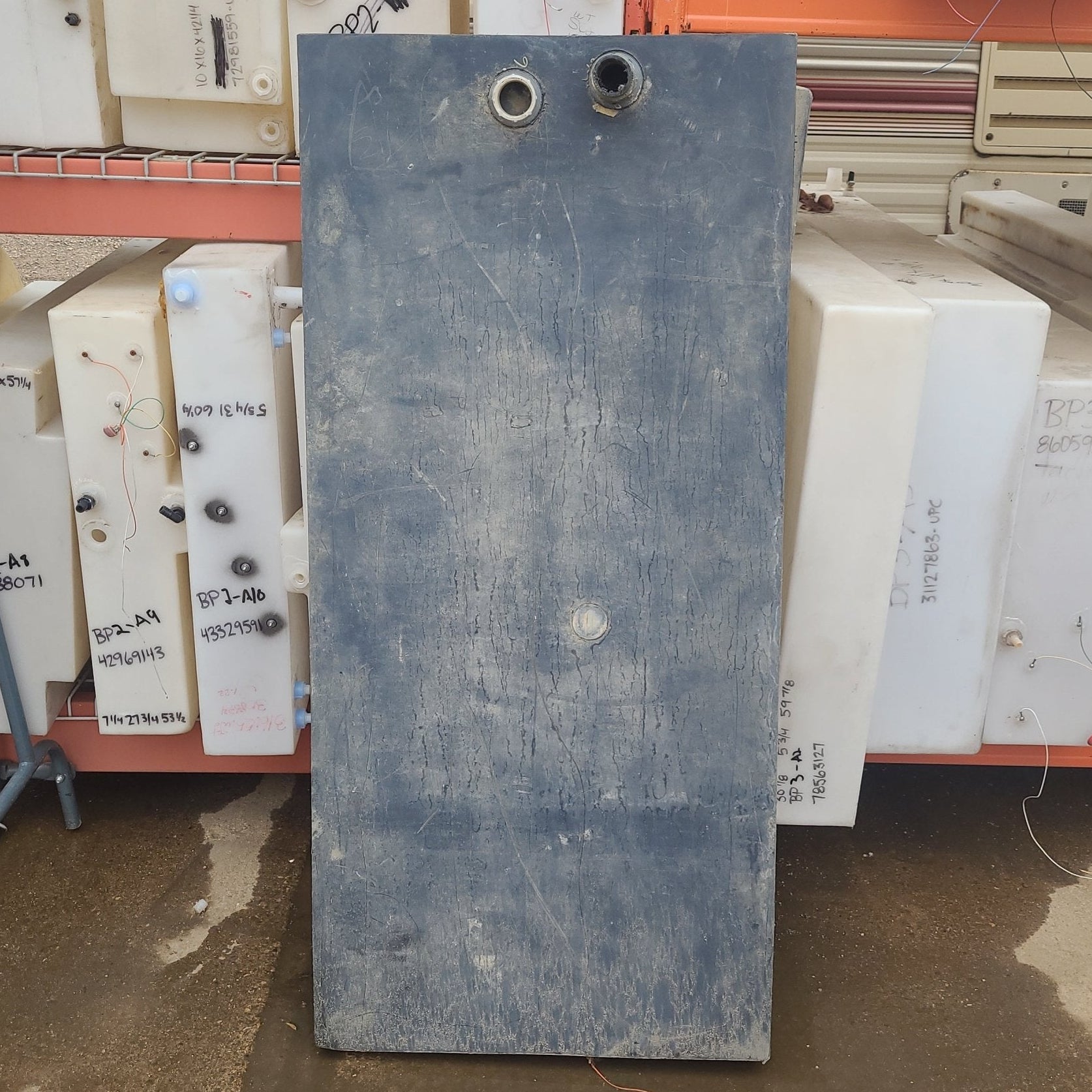 Used Waste/ Grey Water Tank 54" X 25" X 6" - Young Farts RV Parts