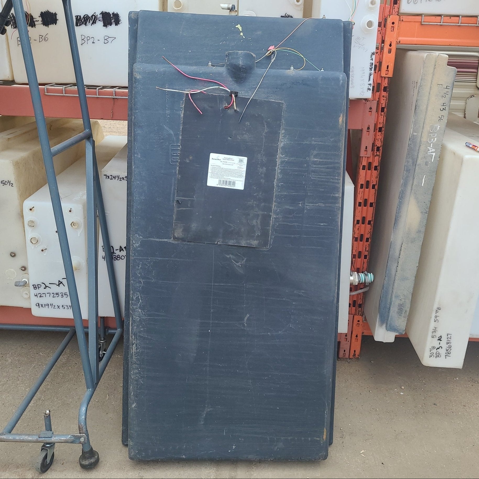 Used Waste/ Grey Water Tank 57 1/2" X 29" X 7" - Young Farts RV Parts