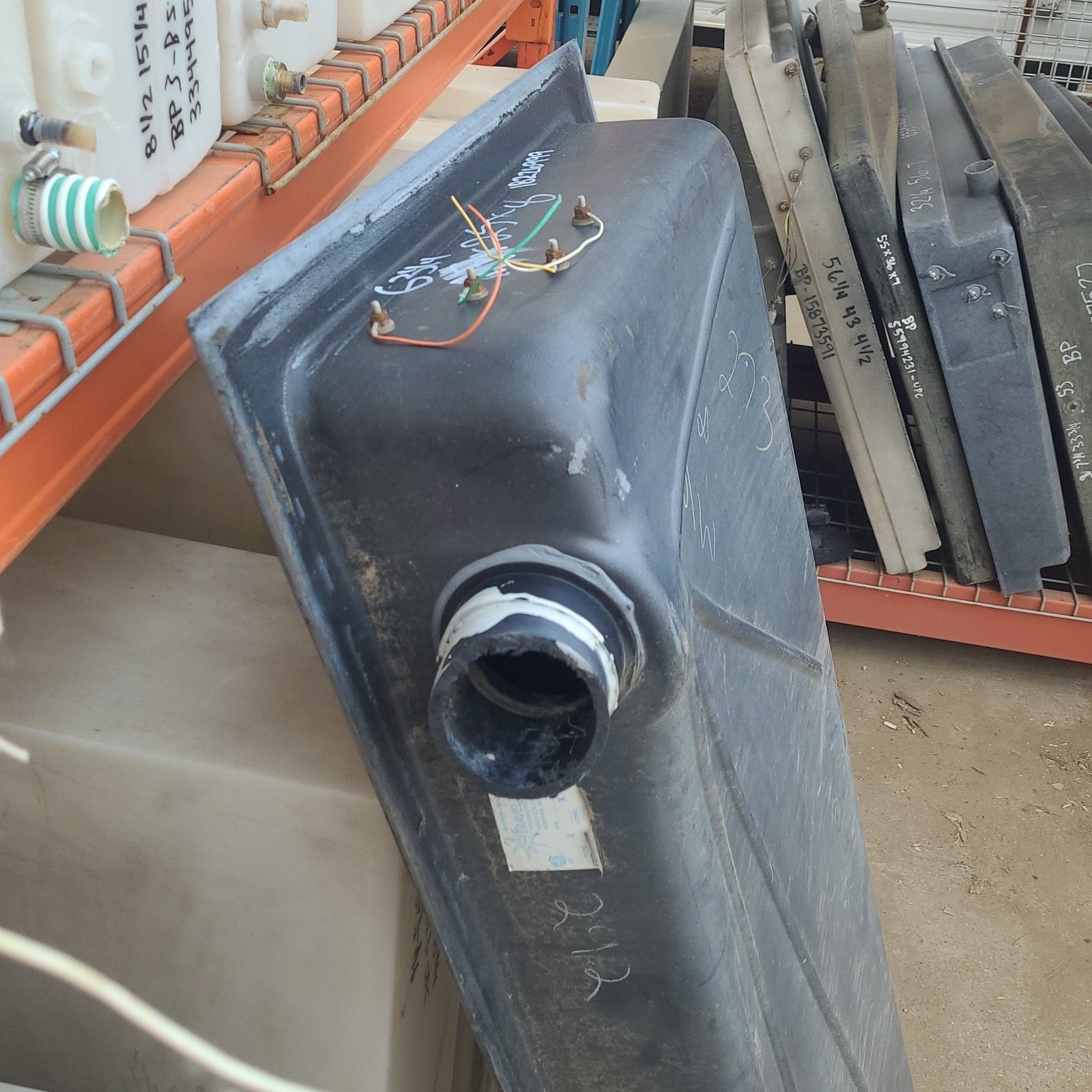 Used Waste/ Grey Water Tank 63 1/4" X 25" X 8" - Young Farts RV Parts