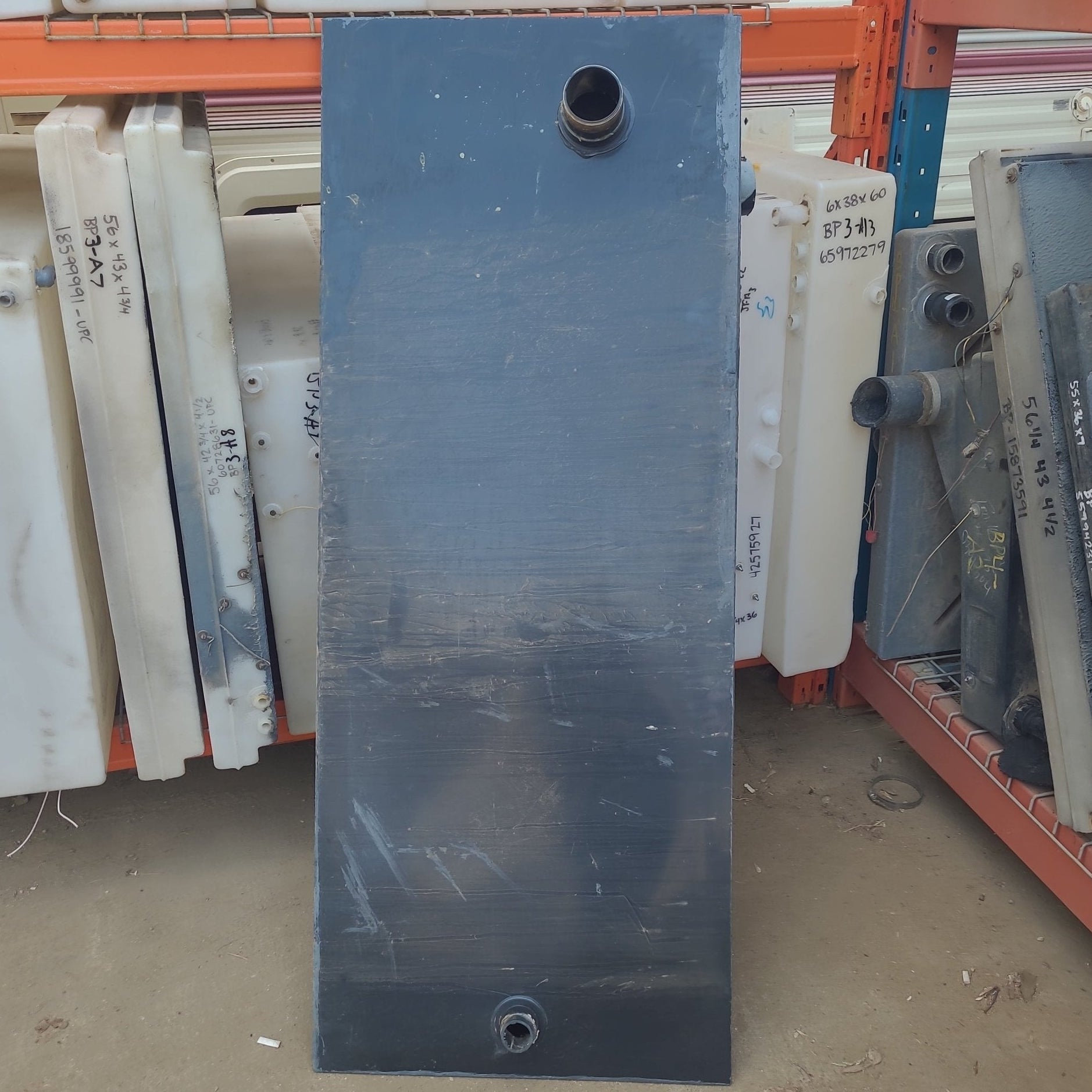 Used Waste/ Grey Water Tank 63 1/4" X 25" X 8" - Young Farts RV Parts