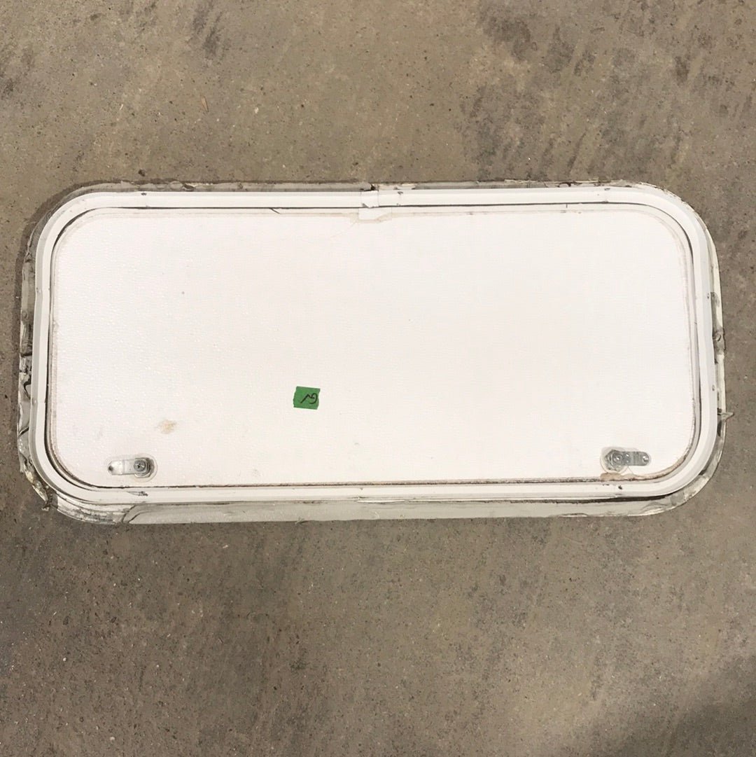 Used White Corner radius cargo door 29 3/4