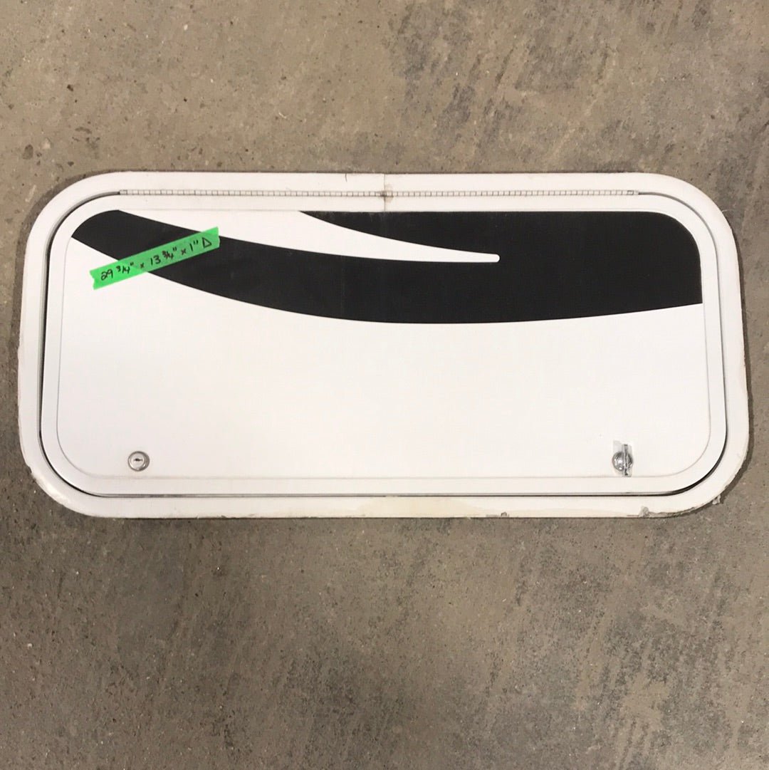 Used White Corner radius cargo door 29 3/4