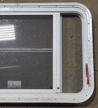 Load image into Gallery viewer, Used White Radius Emergency Opening Window : 35 1/2&quot; W x 21 1/4&quot; H x 1 3/4&quot; D - Young Farts RV Parts