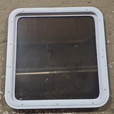 Used White Radius Non Opening Window : 24