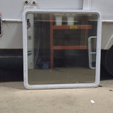 Used White Radius Non Opening Window : 41 1/2