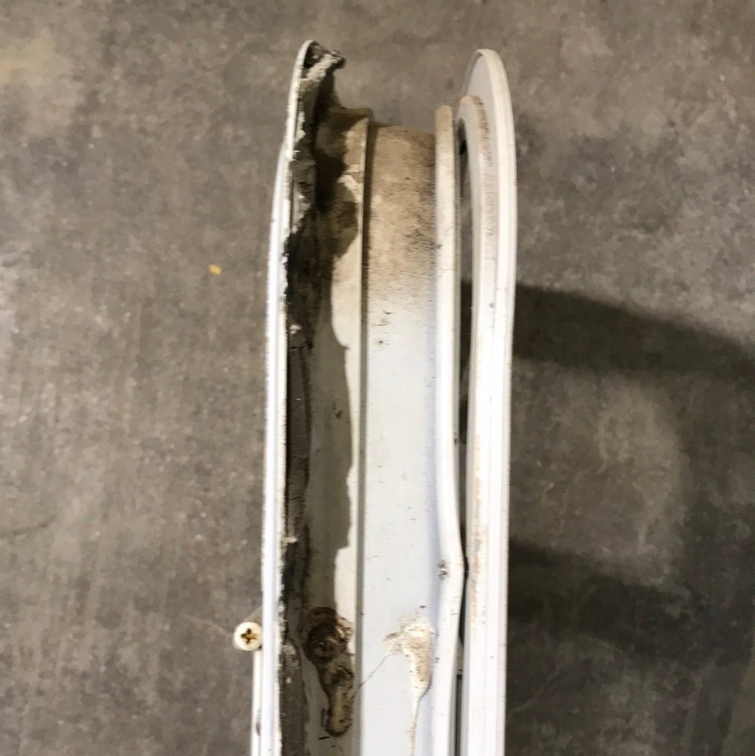 Used White Radius Opening Window : 17 1/2