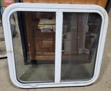 Used White Radius Opening Window : 21 3/4