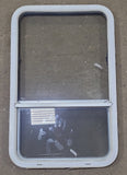 Used White Radius Opening Window : 22 1/4