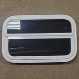 Used White Radius Opening Window : 23 1/2