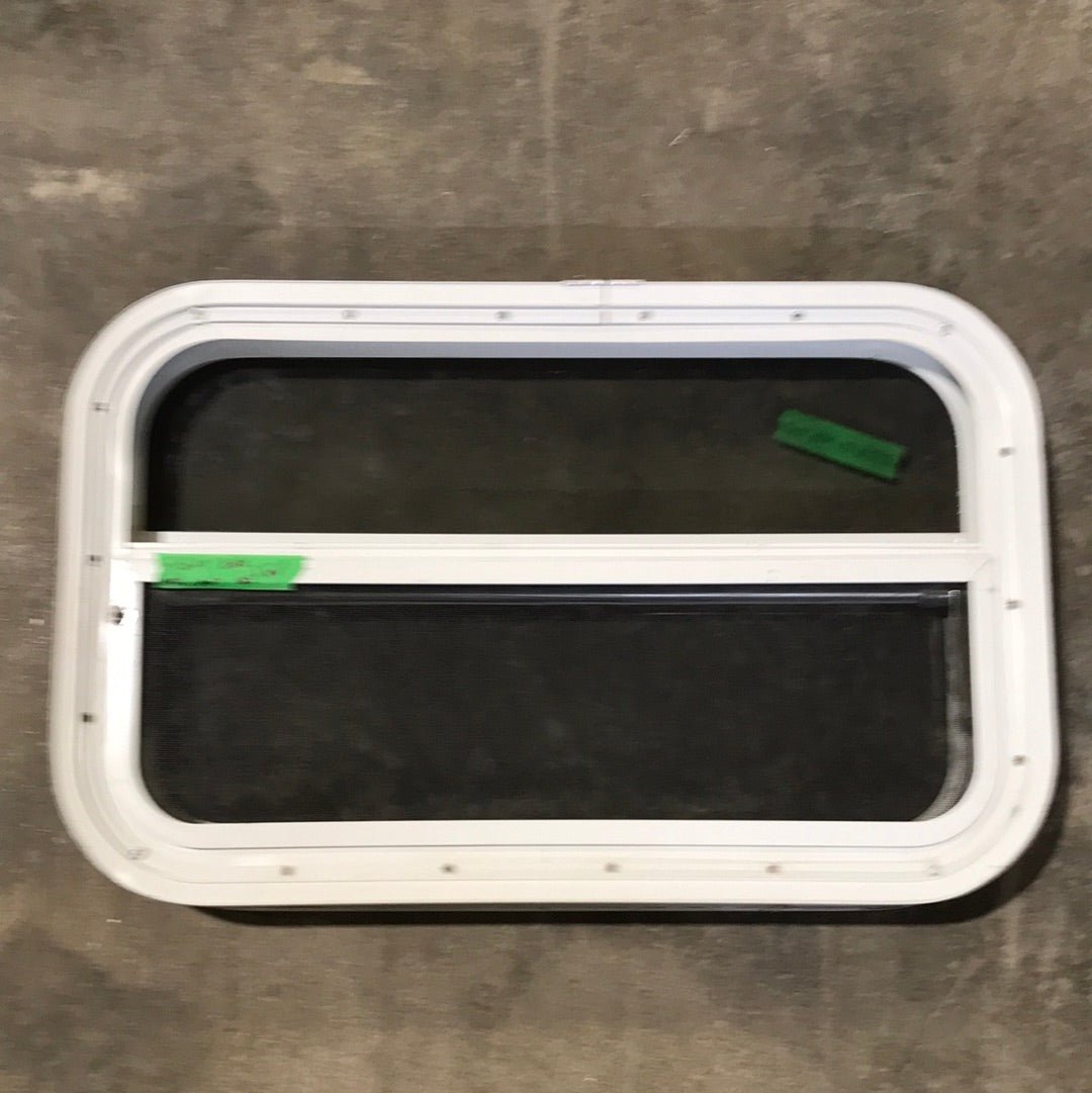 USED White Radius Opening Window : 23 1/2