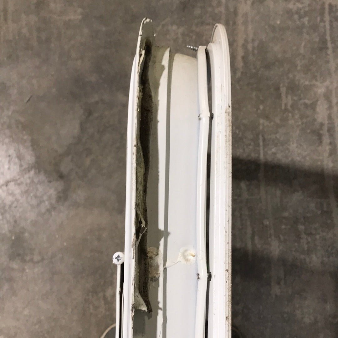 USED White Radius Opening Window : 23 1/2