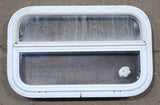 Used White Radius Opening Window : 23 1/2