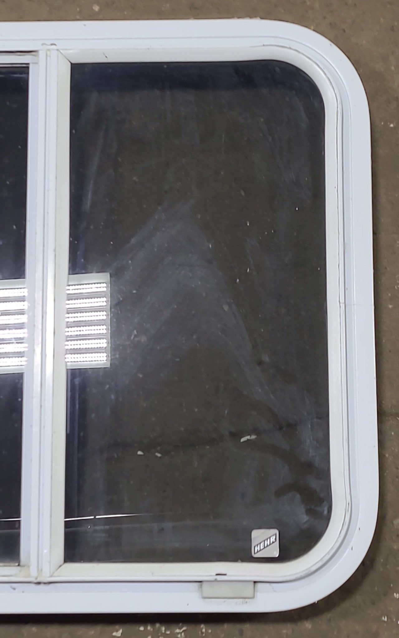 Used White Radius Opening Window : 23 1/2