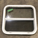 USED White Radius Opening Window : 23 1/2