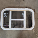 Used White Radius Opening Window : 23 1/2 X 14 3/4  X 2