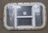 Used White Radius Opening Window : 23 3/4" W x 14 5/8" H x 1 3/4" D - Young Farts RV Parts