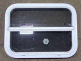 Used White Radius Opening Window : 23 3/8