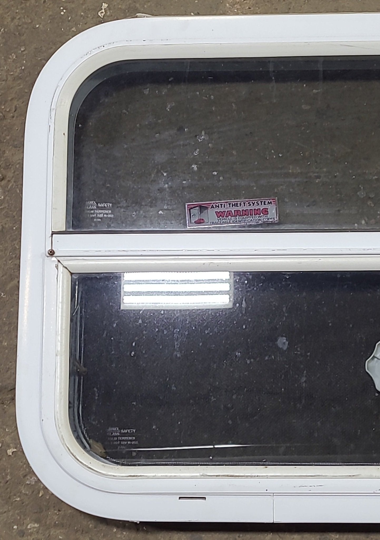 Used White Radius Opening Window : 23 3/8