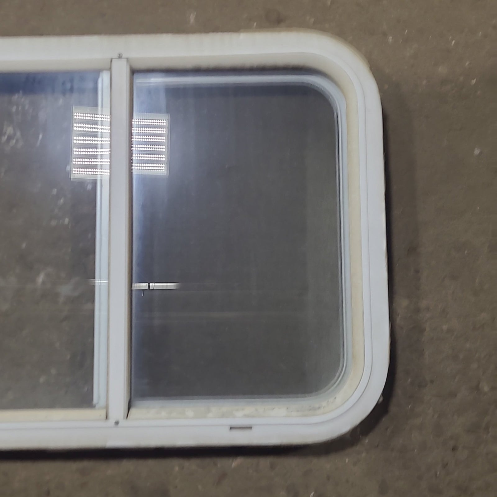 Used White Radius Opening Window : 24 1/4