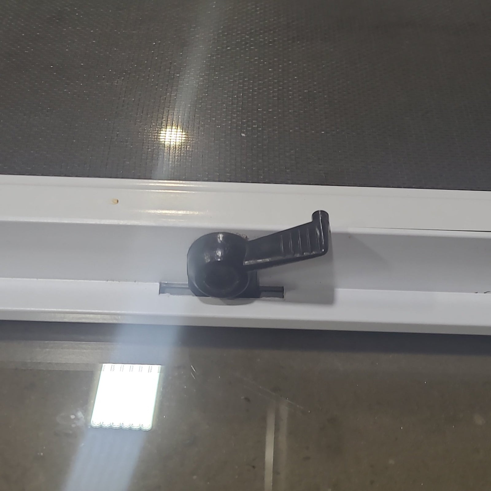 Used White Radius Opening Window : 24 1/4