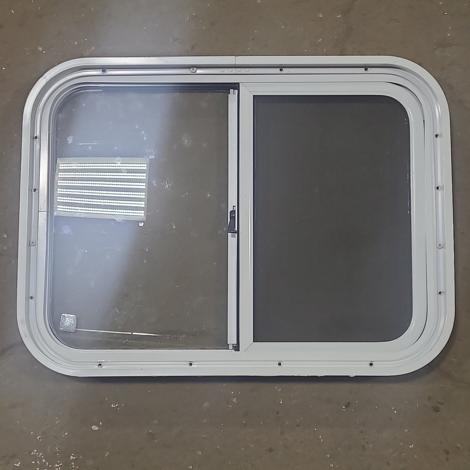Used White Radius Opening Window : 24 1/4