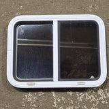 Used White Radius Opening Window : 24 1/4