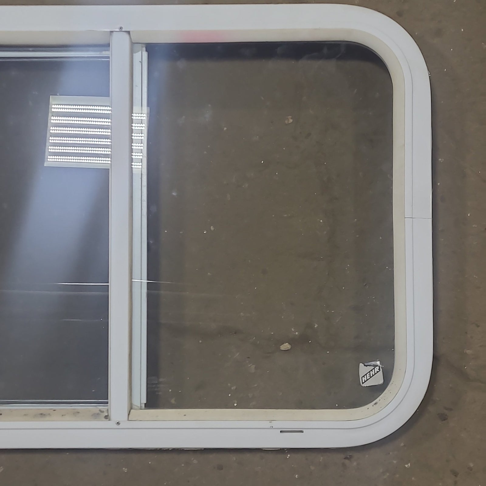 Used White Radius Opening Window : 24 1/4