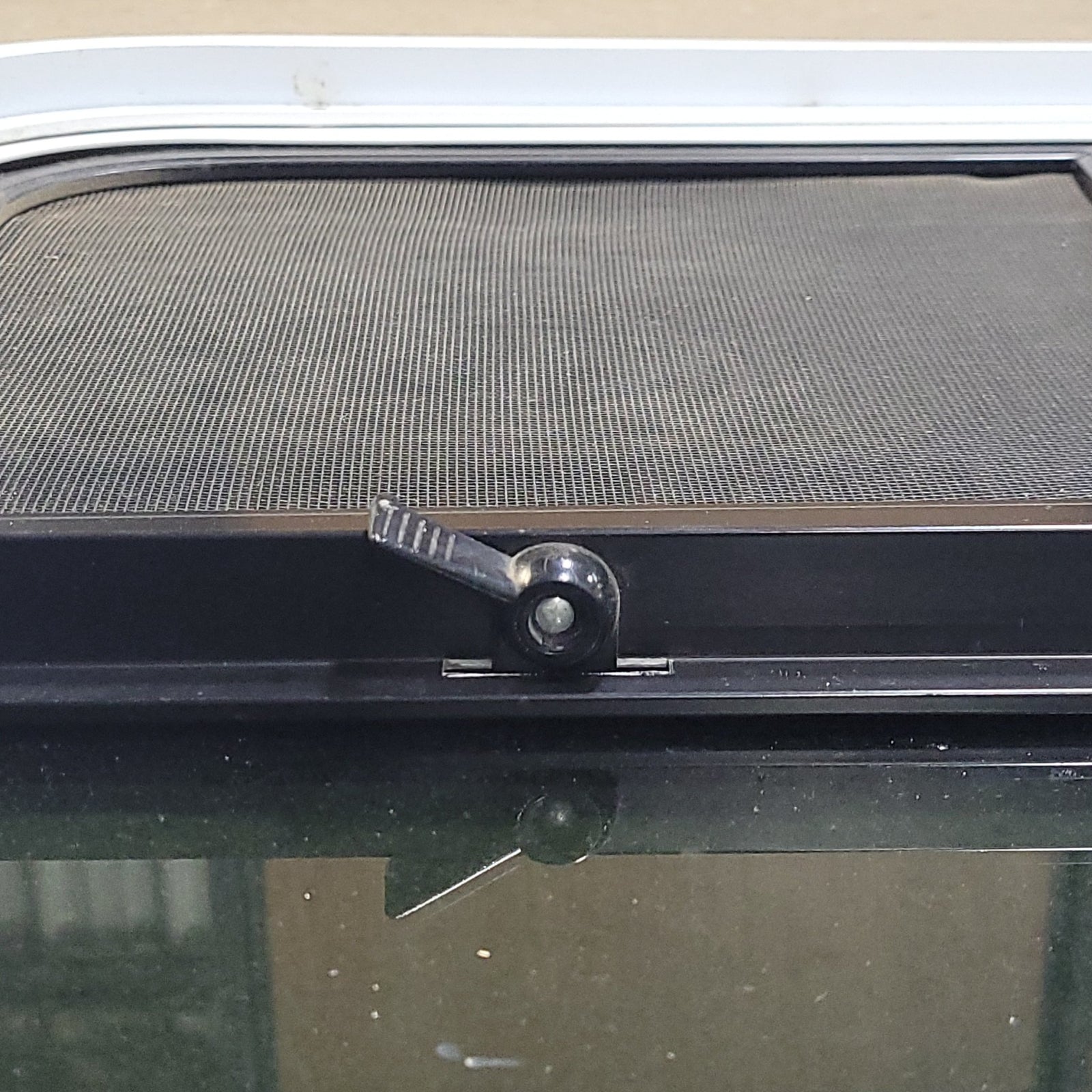 Used White Radius Opening Window : 24 1/4