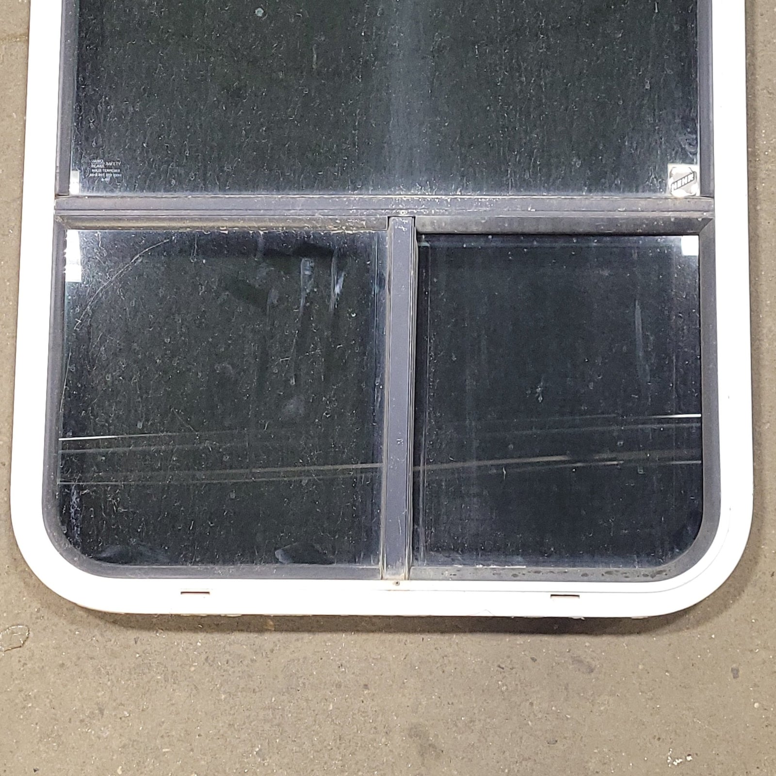 Used White Radius Opening Window : 24 1/4