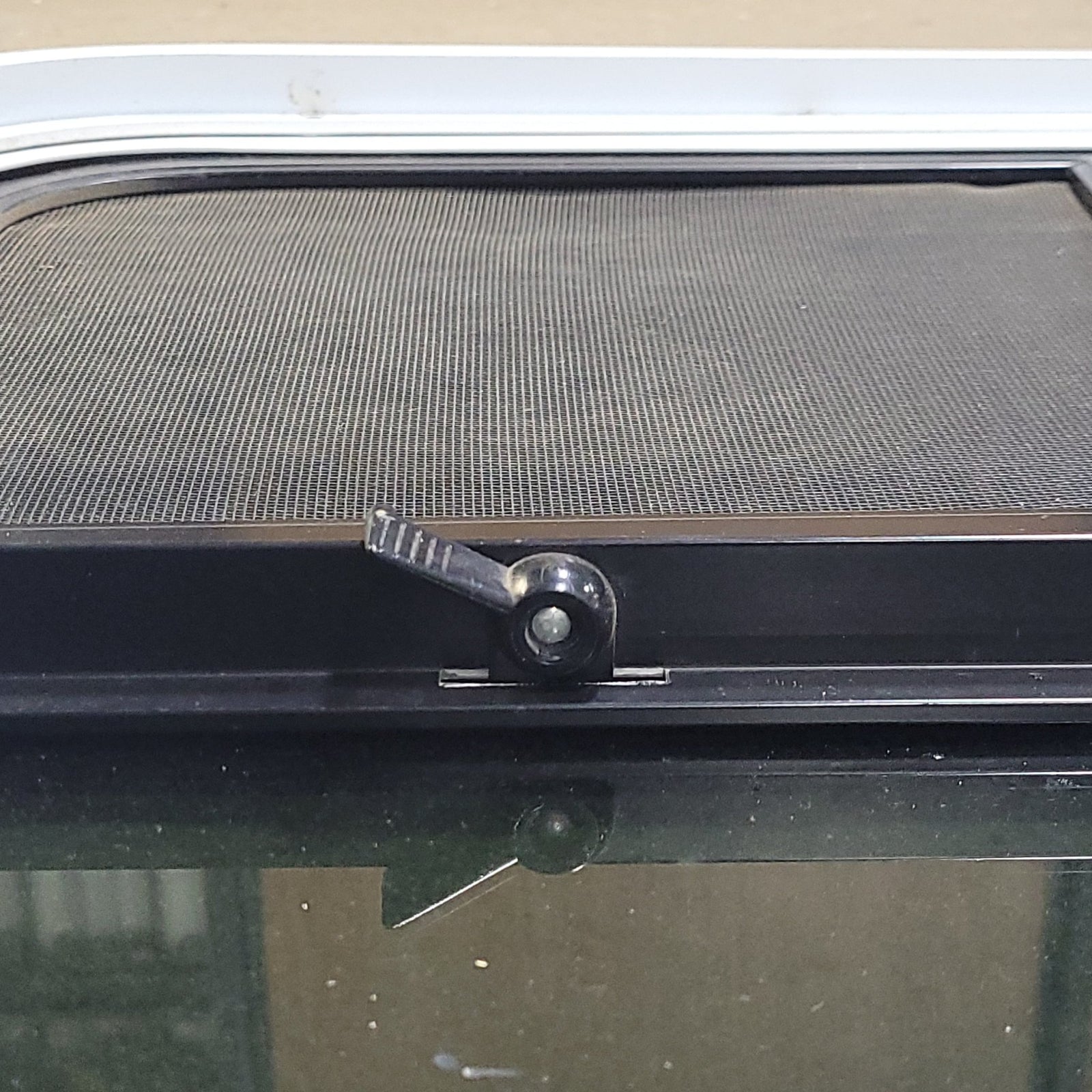 Used White Radius Opening Window : 24 1/4