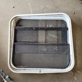 Used White Radius Opening Window : 24 X 22 X 2