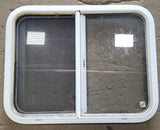 Used White Radius Opening Window : 26 1/2