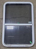 Used White Radius Opening Window : 26 1/4