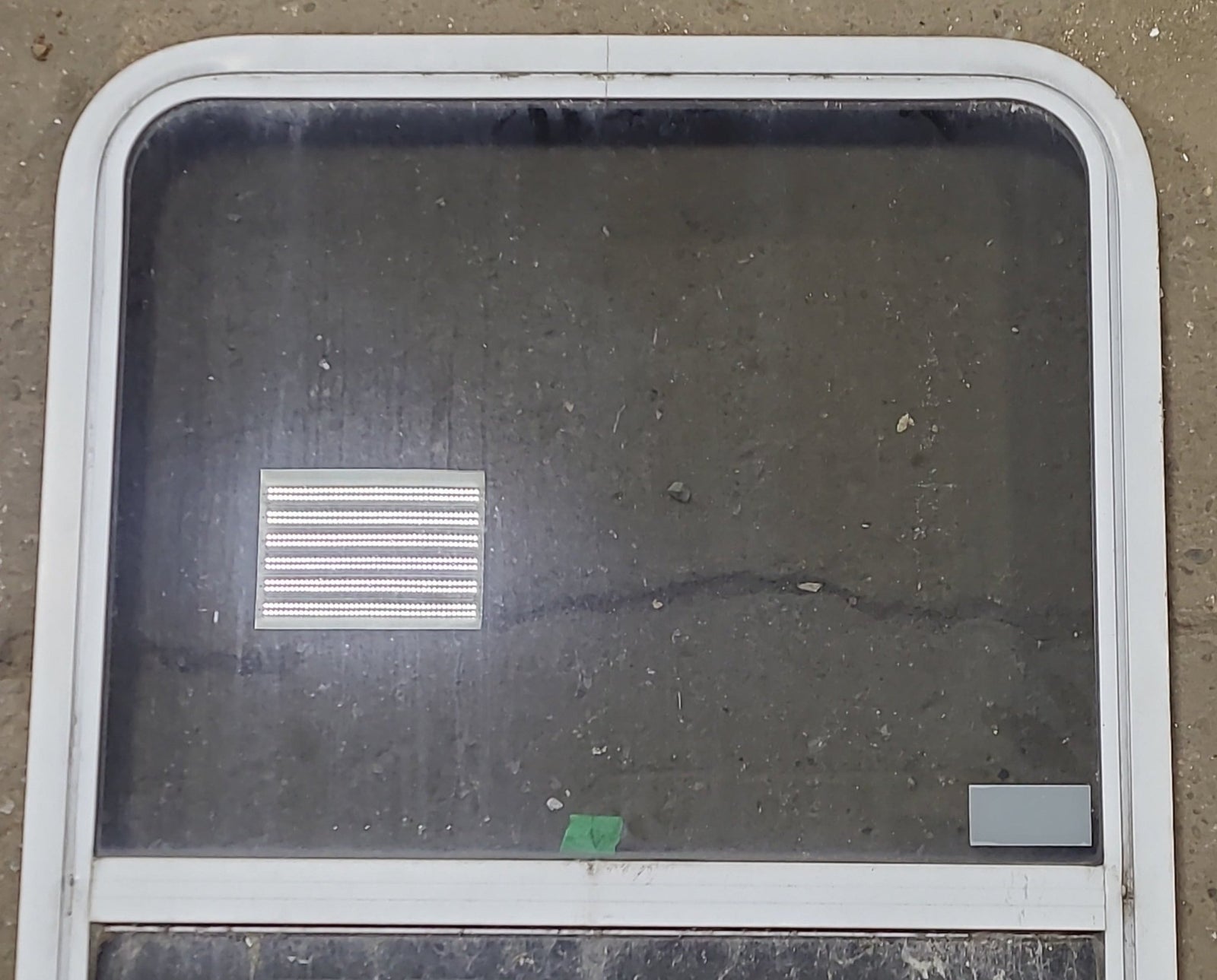 Used White Radius Opening Window : 26 1/4
