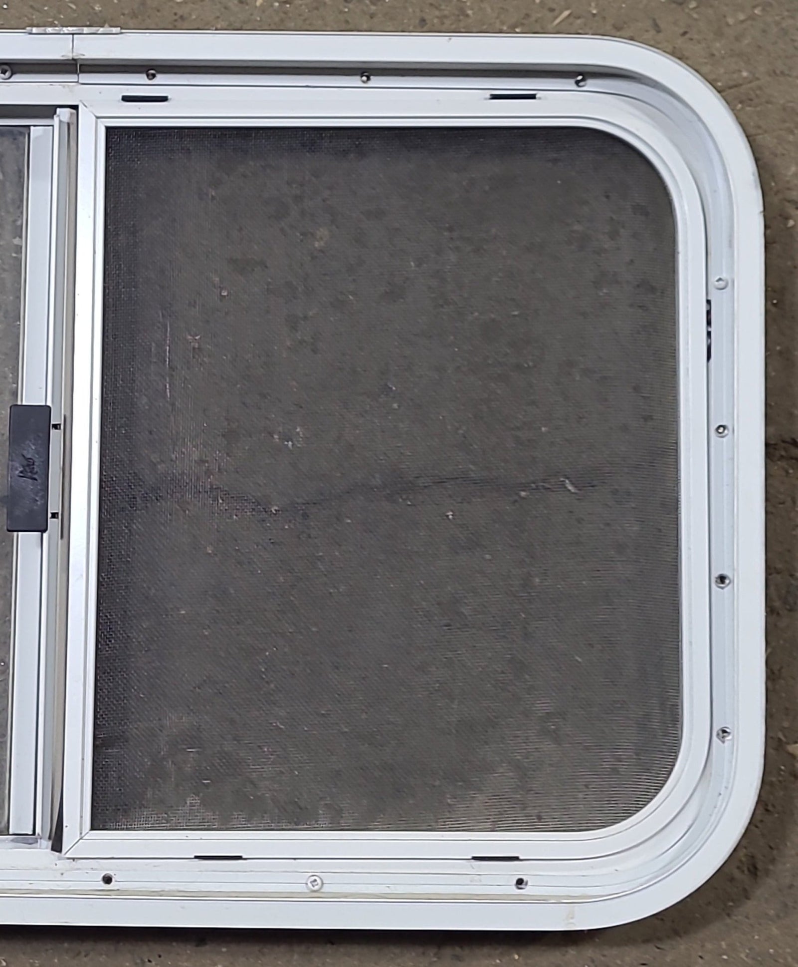 Used White Radius Opening Window : 29 1/2